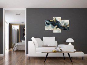 Obraz - Mramorovaná kresba (90x60 cm)