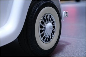 LEAN CARS Elektrické autíčko Mercedes 540K Premium LED MP3 biele
