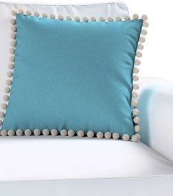 Viera s brmbolcami farba produktu modrá látka zapletaná