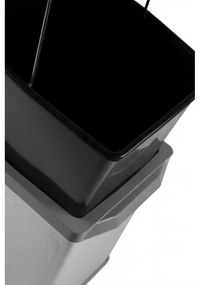 Kovový odpadkový kôš na triedený odpad/vstavaný 17 l Tower - Elletipi