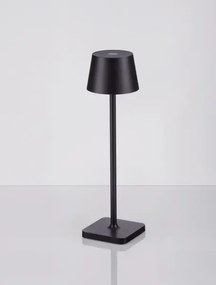 Vonkajšia stolová lampa Deck čierna