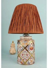 Stolná lampa RAMZES 1xE27/40W/230V rafia