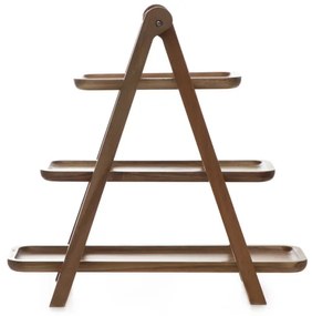 Podnos MOOKA trojposchodový, drevený 892702