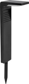 Solárna LED záhradná lampa na záhradný stĺpik so senzorom súmraku