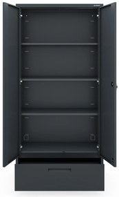 Megan Antracytowy - szuflada pojedyncza 185 cm