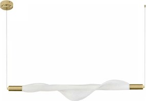 Toolight Toolight, LED stropné svietidlo APP1445-CP, biela-zlatá, OSW-07983