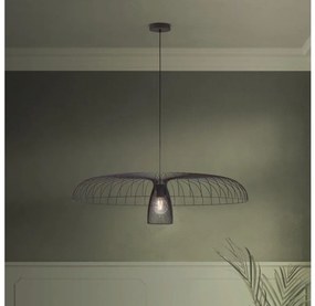 Eglo 390217 - Luster na lanku CHAMPERICO 1xE27/60W/230V 98,5 cm čierna