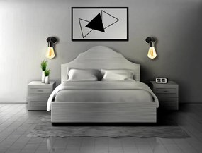 BERGE Nástenné svietidlo LED LOFT E27 BLACK