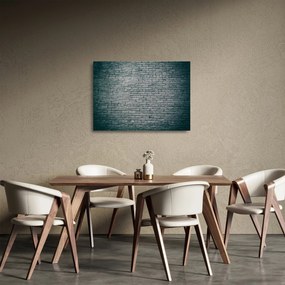 Sklenený obraz tehlovej steny (70x50 cm)