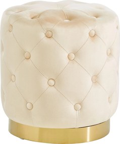 XXXLutz TABURETKA, drevo, kov, textil, 37,5/40/37,5 cm Xora - Kreslá - 000239003402