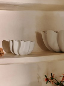 Ferm Living Kameninová misa Nium Off White Ø 36 cm