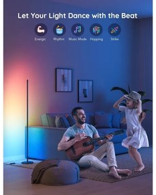 Govee - LED RGBW stmievateľná stojacia lampa LITE MATTER LED/24W/230V Wi-Fi
