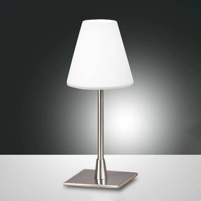 Stolná LED lampa Lucy dotykový stmievač, chróm