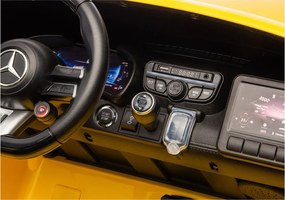 LEAN CARS Autobatéria Mercedes GT63 AMG DK-GT63 24V LCD Yellow