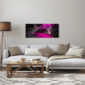 Obraz - Ružový les (120x50 cm)
