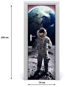 Fototapeta samolepiace na dvere astronaut 75x205 cm