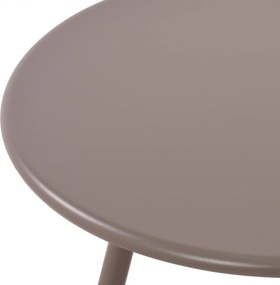 Konferenčný stolík Minot - v45 x Ø60 cm - Taupe