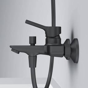 Vaňová a sprchová batéria AM.PM X-Joy S FXB10022 jednopáková, čierna