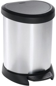 Curver Odpadkový kôš Decobin 5 l, strieborná