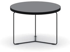 Okrúhly konferenčný stôl TENDER, výška 480 mm, priemer 500 mm, grafitová