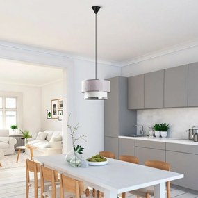 Závesný luster Cake - Light Grey, Silver