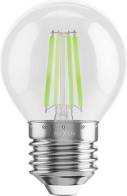 Mexen Vintis, LED filamentová žiarovka E27, G45, 4 W, zelená, číra, L156-E27-04XX-46