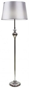 Stojacia lampa PRIMA 1xE27/60W/230V strieborná/lesklý chróm