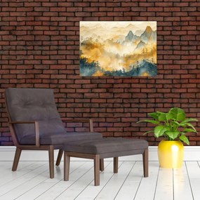 Obraz - Pohorie, akvarel (70x50 cm)