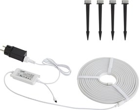 Inteligentný LED pásik 5 metrov CCT 30W 350 lm 2700 - 6500K IP44 Vrátane zemných kolíkov