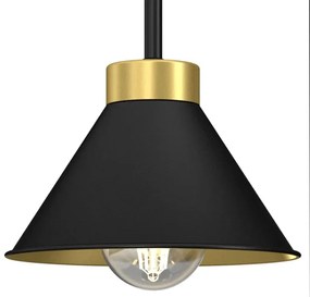 Stolná lampa DEMET 1xE27/15W/230V čierna/zlatá