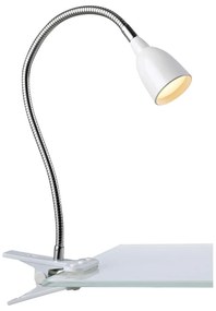 Biela LED stolová lampa (výška 10,5 cm) Tulip – Markslöjd