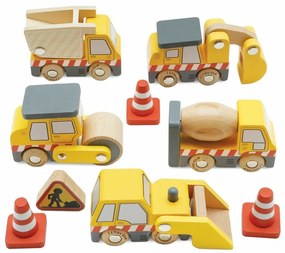 Le Toy Van Set stavebných strojov