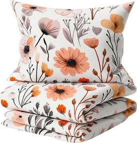 Sada obliečok z mikrovlákna BOTANIX farebné + obliečka na vankúš 45 x 45 cm ZDARMA