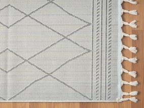 My Flair, Behúň Moroccan Desert CA40075 weiß/schwarz, 80x250, čiernobiela, obývacia izba