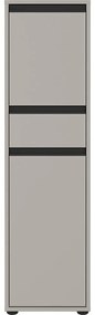 Sivá vysoká úzka kúpeľňová skrinka 33x121 cm Lemont – Germania