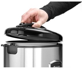 Ryžovar v čierno-striebornej farbe – Hendi