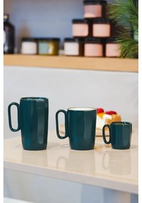 Tmavozelené kameninové hrnčeky v súprave 2 ks na espresso 80 ml Fuori – Vialli Design