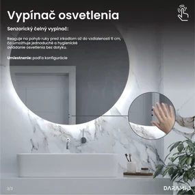 Atypické zrkadlo s LED osvetlením G10