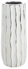 Váza SAVANA 2 biela / strieborná