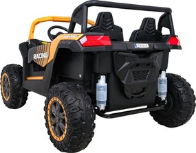 Ramiz Buggy ATV Racing pre 2 deti Zlatá + pohon 4x4 + diaľkové ovládanie + pomalý štart + MP3 LED