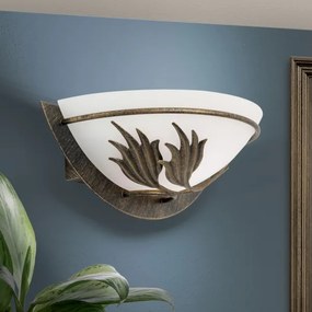 Orion WA 2-1196/1 - Nástenné svietidlo FLEUR 1xE14/60W/230V bronz