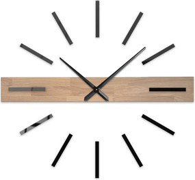 Moderné nástenné hodiny s dreveným pásom do obývačky | SENTOP MAS025-3041