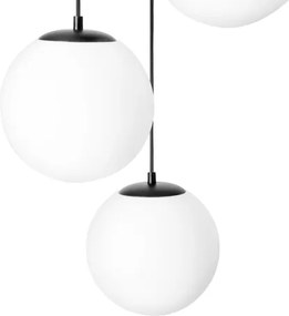 BRILAGI - Luster na lanku POLOS 3xE27/40W/230V, priemer 42 cm, čierna