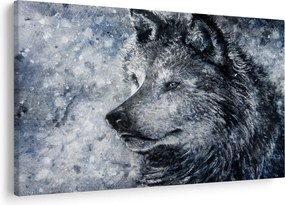 Obraz - Kreslený vlk (90x60 cm)