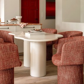 Jídelní stůl Pinar 180 cm šedo-béžový