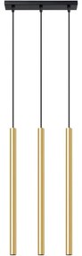 Sollux SL.1196 - Luster na lanku PASTELO 3xG9/8W/230V zlatá