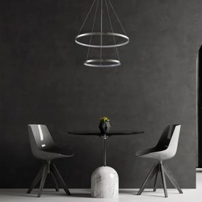 LED Luster na lanku LEA LED/35W/230V 4000K pr. 60 cm chróm