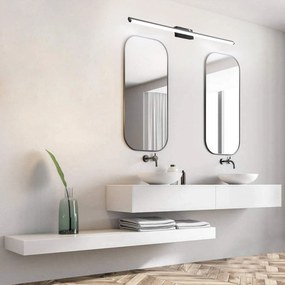 Toolight Rea - Toolight, LED kúpeľňové svietidlo nad zrkadlo 20W 100CM APP375-1W, čierna, OSW-05005