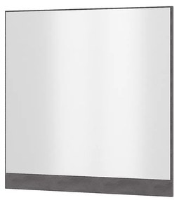 Nástenné zrkadlo Luna 88,9 cm šedé