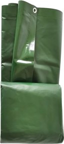 JAGO Plachta 650 g/m², hliníkové oká, zelená, 4 x 8 m